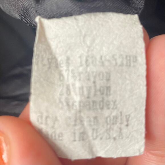 Mossaic Women's Black Mesh Pleated Knee Length A-Line Skirt Size 10 - Picture 8 of 8